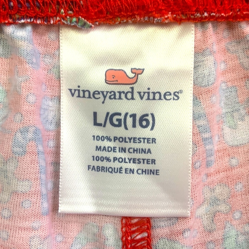 NEW VINEYARD VINES Kids Holiday Pajama Pants sz L/16 - Picture 4 of 4